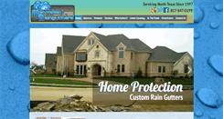 Desktop Screenshot of metroplexraingutters.com